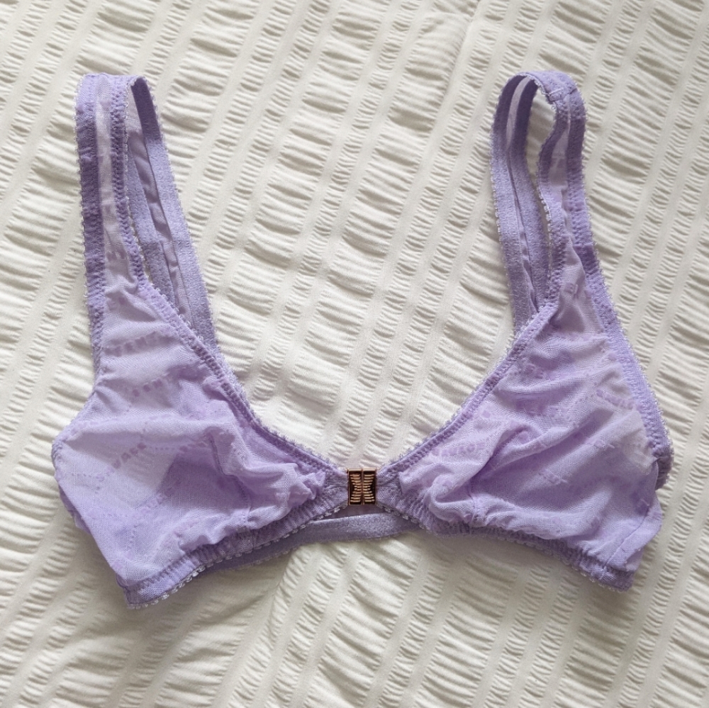 NWOT Savage X Fenty Unlined Lavender Bralette